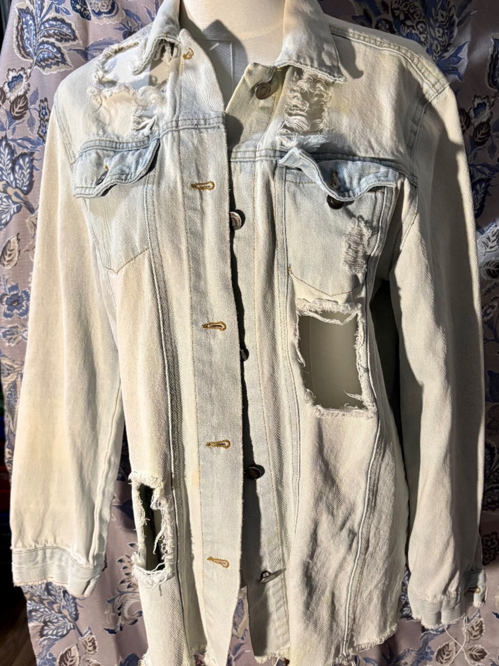 Vintage Love tree Denim jacket/shirt